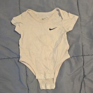 Nike Cream Baby Onesie